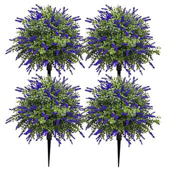 ANIXOL Artificial Lavender Plant with Stake