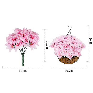 ANIXOL Artificial Bougainvillea Hanging Planter Set