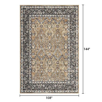 ANIXOL Washable Persian Area Rug