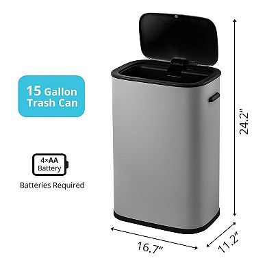 ANIXOL Automatic Motion Sensor Trash Can with Soft-Close Lid