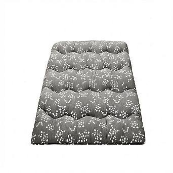 IDEALHOUSE Floral Japanese Futon Floor Mattress, Medium Firm & Roll-Up
