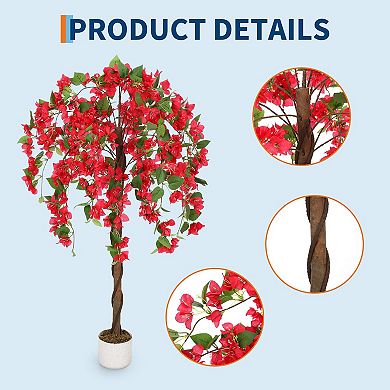 ANIXOL Artificial Bougainvillea Tree with Pot