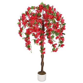 ANIXOL Artificial Bougainvillea Tree with Pot