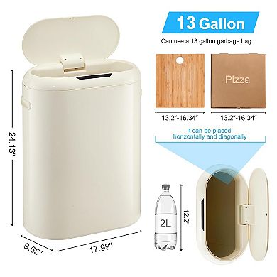 ANIXOL Automatic Sensor Trash Can with Fast-Response Lid