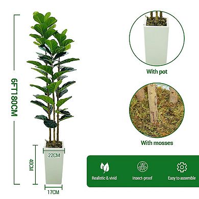 ANIXOL Artificial Potted Tree