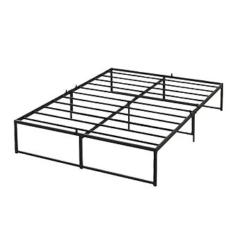 Heavy-Duty Metal Platform Bed Frame - Under-Bed Storage, Silent Slat Support, Noise-Free