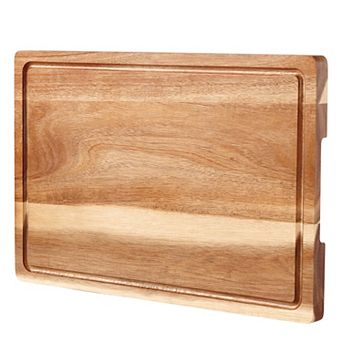 18 x 12 Inch Acacia Wood Cutting Board, 1-Inch Thick Butcher Block, Multipurpose Chopping Board