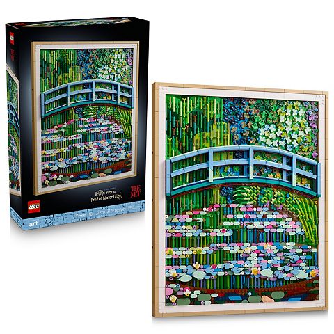 Детские конструкторы LEGO ART Claude Monet Bridge Over a Pond of Water Lilies 31220 Building Kit (3179 Pieces)