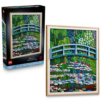 LEGO ART Claude Monet Bridge Over a Pond of Water Lilies 31220 Building Kit (3179 Pieces)