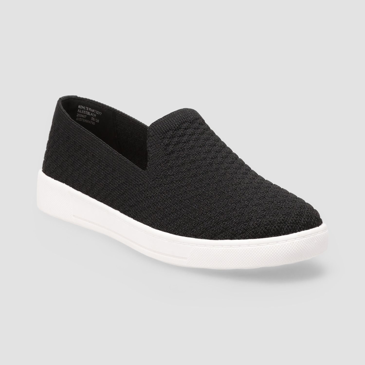 Женские кроссовки Sonoma Goods For Life Aileee Slip-On, цвет: Чёрный — фото 1