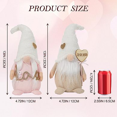 Valentine's Day Plush Table Decor Gift for Couples