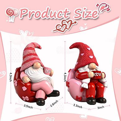 Valentine's Day Couple Figurines Romantic Table Decor Gift