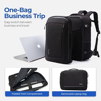 Water-Resistant Shoulder-Padded Adventure Backpack