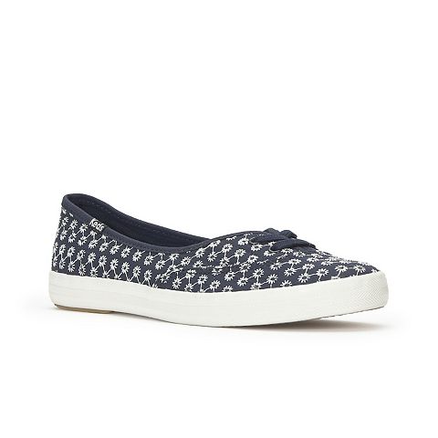 Женские кроссовки Keds The Mini Daisy Eyelet Women's Slip-On Casual Sneakers