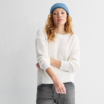 Juniors' SO® Textured Pullover Sweater