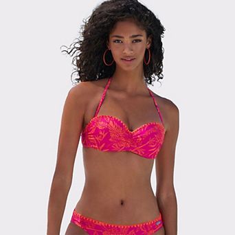 Lascana Women's Tropical Bandeau Bikini Top