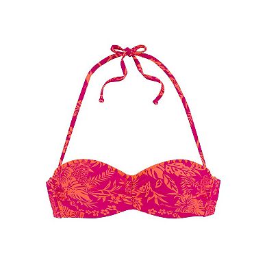 Lascana Women's Tropical Bandeau Bikini Top