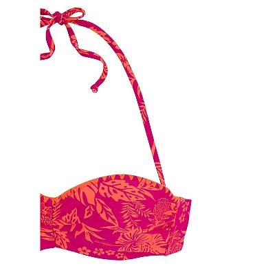 Lascana Women's Tropical Bandeau Bikini Top