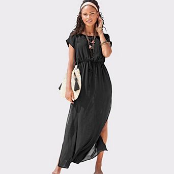 Lascana Women's Tie Waist Cover Up