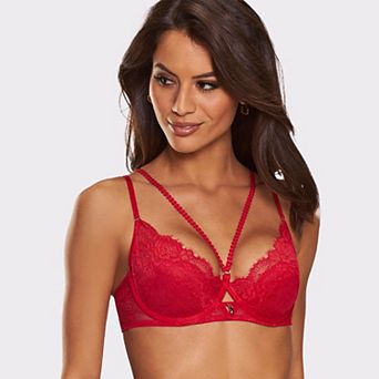 Lascana Women's Strappy Lace Push Up Bra