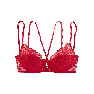 Lascana Women's Strappy Lace Push Up Bra
