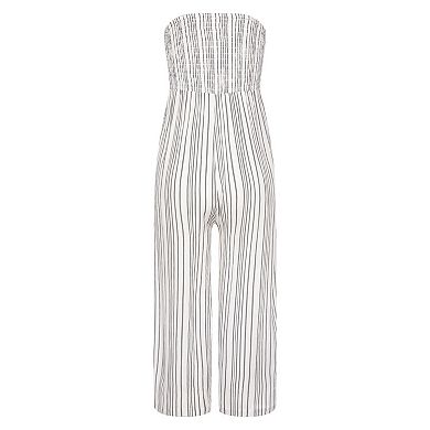 Lascana Women's Tie Front Culotte Jumpsuit