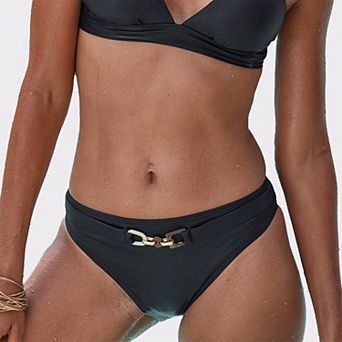 Lascana Women's Ring Detail Classic Bikini Bottom