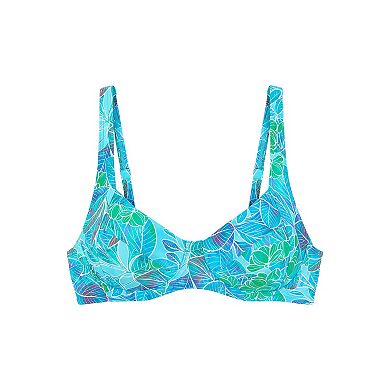 Lascana Women's Tropical Print Underwire Bikini Top