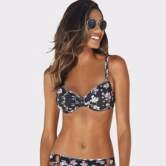 Lascana Women's Trimmed Underwire Bikini Top