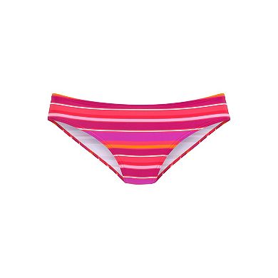 Lascana Women's Striped Classic Bikini Bottom