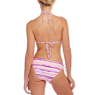 Lascana Women's Printed Crochet Triangle Bikini Top