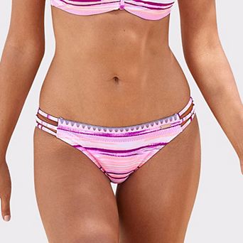 Lascana Women's Printed Strappy Classic Bikini Bottom