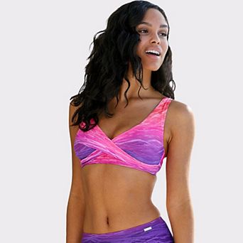Lascana Women's Printed Triangle Bikini Top