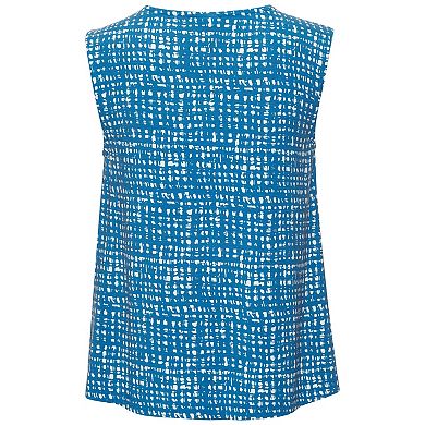 Lascana Women's Print V-Neck Top