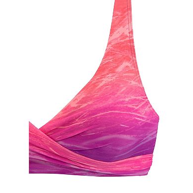 Lascana Women's Printed Triangle Bikini Top