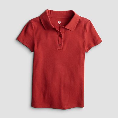 Juniors' SO® Slim Fit Polo Tee