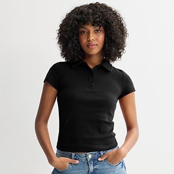 Juniors' SO® Slim Fit Polo Tee