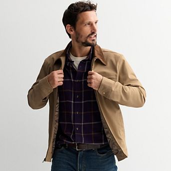 Big & Tall Sonoma Goods For Life® Corduroy Collar Workwear Jacket
