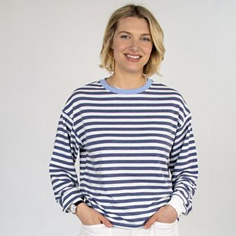 Tori Stripe Crewneck
