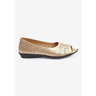Comfortview Women's The Korrina Slip On Flat