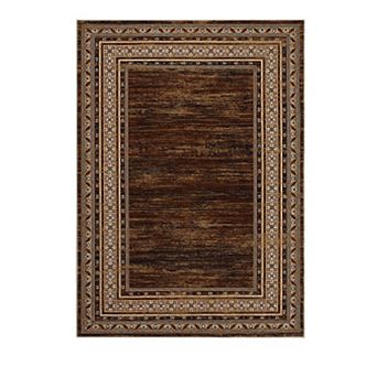 10x13FT Washable Area Rug Modern Boho Border Non Slip Low Pile for Living Room Dining Kitchen