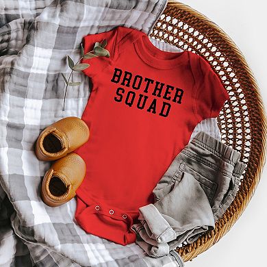 Brother Squad - Baby Short Sleeve Graphic Bodysuit