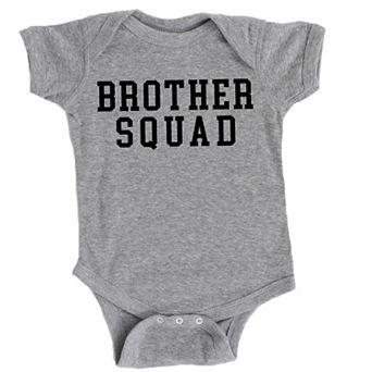 Brother Squad - Baby Short Sleeve Graphic Bodysuit