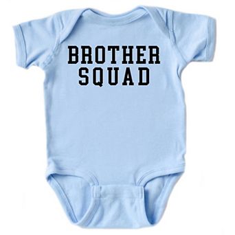 Brother Squad - Baby Short Sleeve Graphic Bodysuit