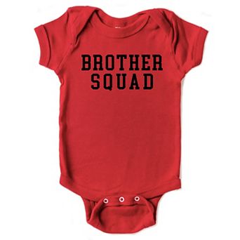 Brother Squad - Baby Short Sleeve Graphic Bodysuit