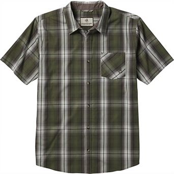 Men's Legendary Whitetails Poplin Short Sleeve Button Up Shirt