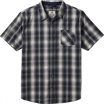 Men's Legendary Whitetails Poplin Short Sleeve Button Up Shirt