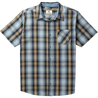 Men's Legendary Whitetails Poplin Short Sleeve Button Up Shirt