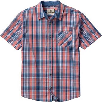 Men's Legendary Whitetails Poplin Short Sleeve Button Up Shirt