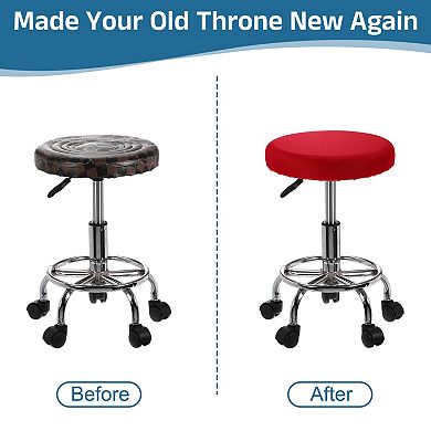 4 Pcs Stool Covers Washable Dustproof with Elastic